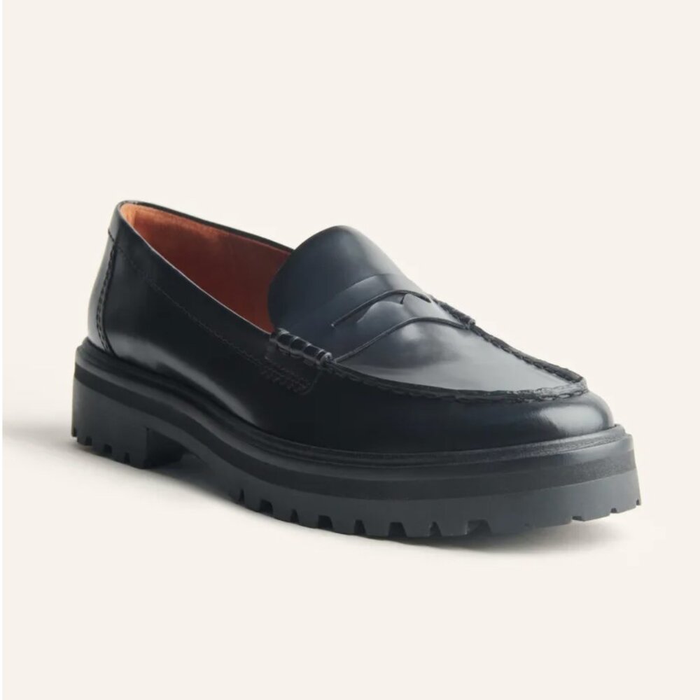 Reformation Agathea Chunky Loafer Black (US 9.5)